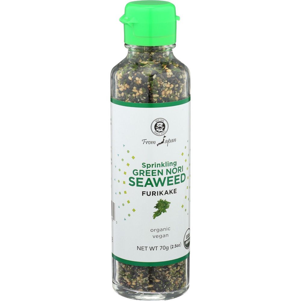 Muso From Japan Organic Sprinkling Green Nori Seaweed Furikake, 2.5 Ounce -- 6 Per Case
