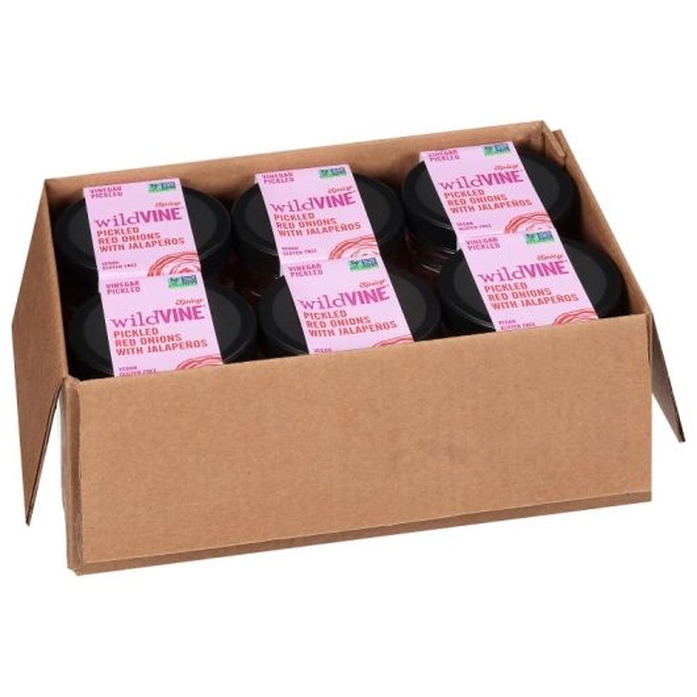 Wildvine Pickled Red Onion With Jalapenos, 20 Ounce -- 6 Per Case