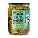 Suckerpunch Kosher Wholes Dill Pickle, 24 Fluid Ounce -- 6 per case