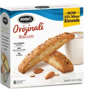 Nonnis Original Biscotti, 5.52 Ounce -- 6 per case