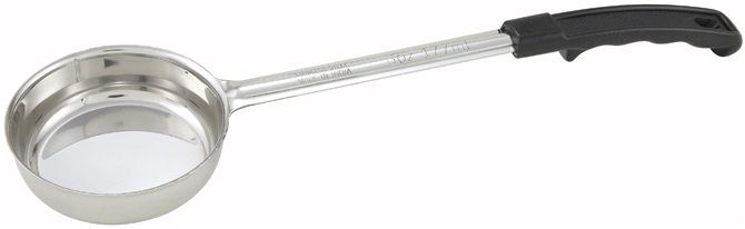 Winco One-piece Stainless Steel Black Solid Food Portion Controller, 6 Ounce -- 12 Per Case