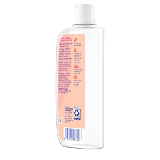 Clean & Clear Essentials Sensitive Skin Foaming Facial Cleanser, 8 Fluid Ounce -- 24 Per Case