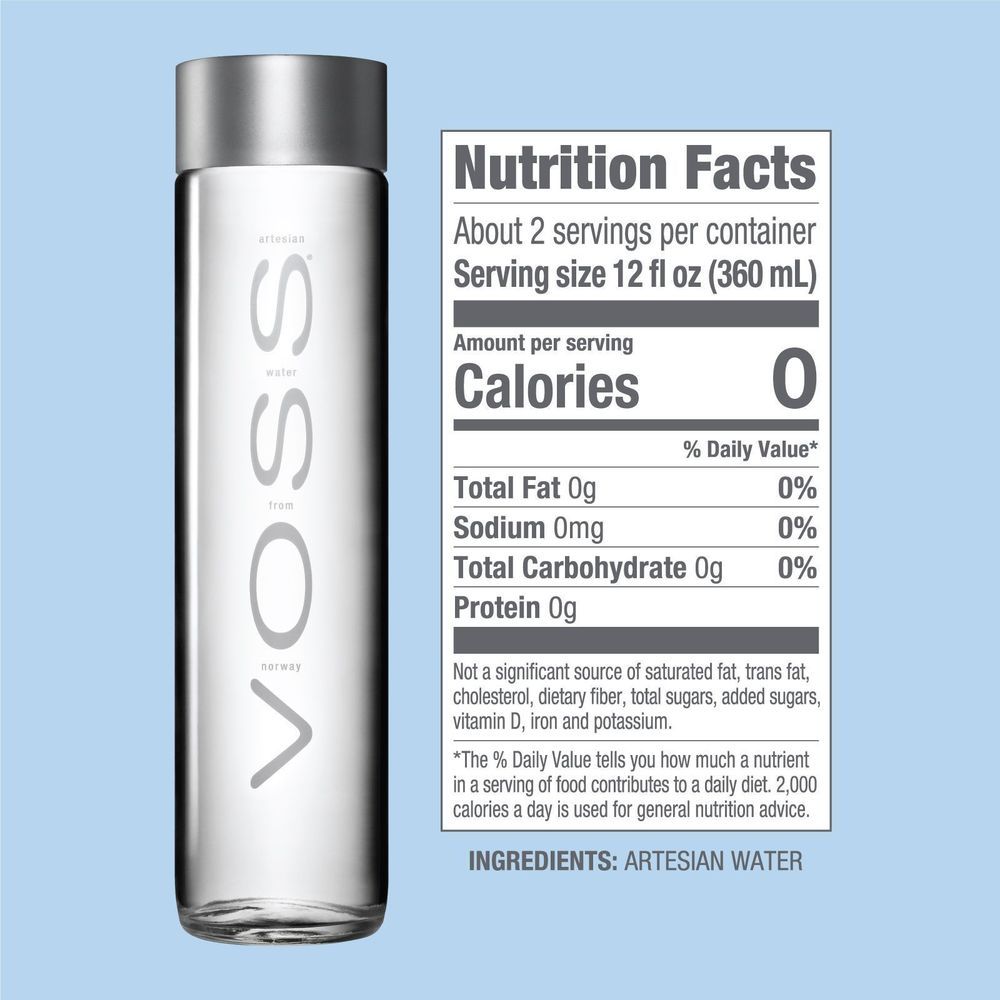Voss Artesian Still Water, 27.1 Fluid Ounce -- 12 Per Case