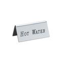 Cal-Mil Silver HOT WATER Beverage Tent, 3 x 1 1/2 inch