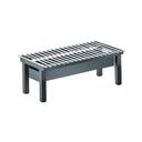 Cal-Mil One by One Black Rectangle Modern Chafer Alternative, 22 x 12 x 7 inch
