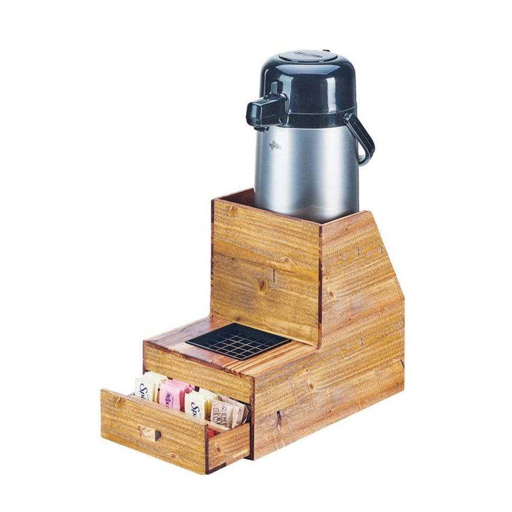 Cal-mil Madera Airpot Stand With Drawer, 7.875 X 13 X 11.25 Inch