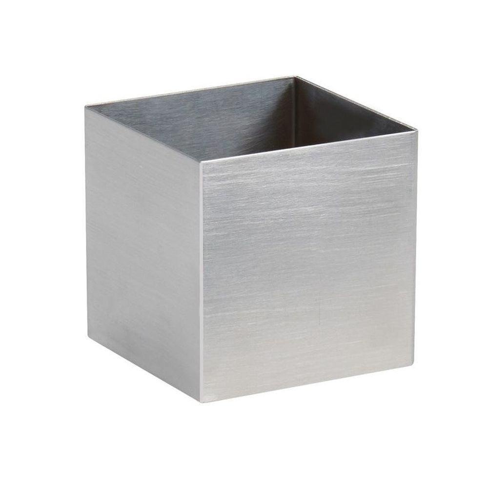Cal-mil Stainless Steel Jar For Jar Display, 4 Inch Width X 4 Inch Depth X 4 Inch Height