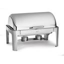 Tablecraft Stainless Steel Full Size Roll Top Fuel Chafer, 9 Quart Capacity
