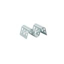 Tablecraft Taco Taxi Stainless Steel Small Circle Pattern 1 to 2 Tacos Server, 3.625 x 2.25 x 1.5 inch