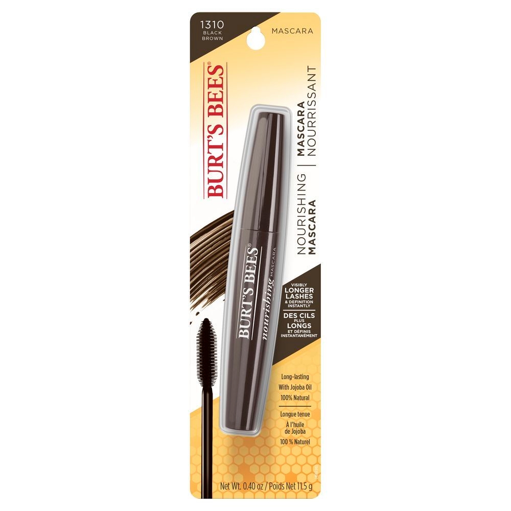 Burts Bees Black Brown Natural Nourishing Mascara, 0.4 Ounce -- 2 per case