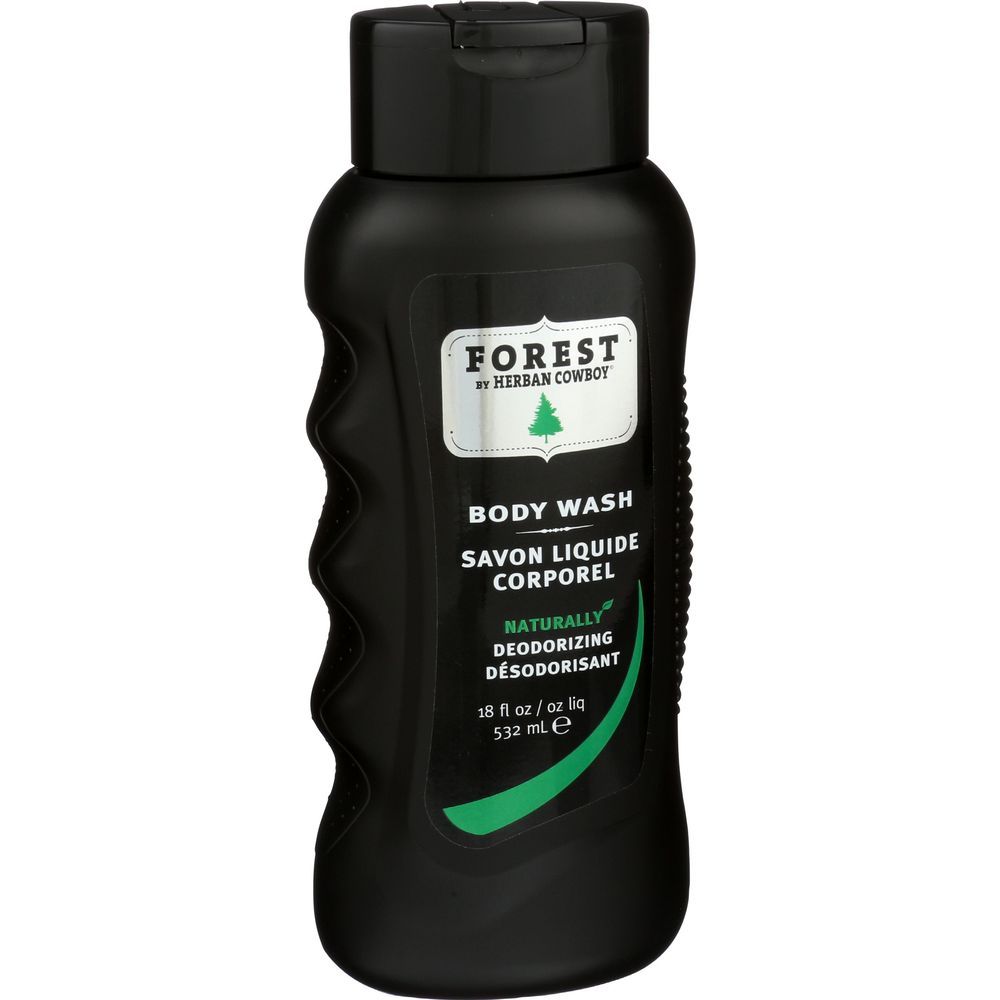 Herban Cowboy Forest Body Wash, 18 Fluid Ounce