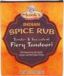 Mr. Kooks Fiery Tandoori Indian Spice Rub Seasoning, 1.23 Ounce -- 6 per case