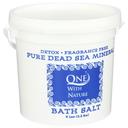 One With Nature Bath Salt Dead Sea Mineral Bath Salt, 5 Pound