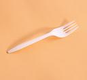 Verde Pack Weight Polypropylene White Fork -- 1000 per case