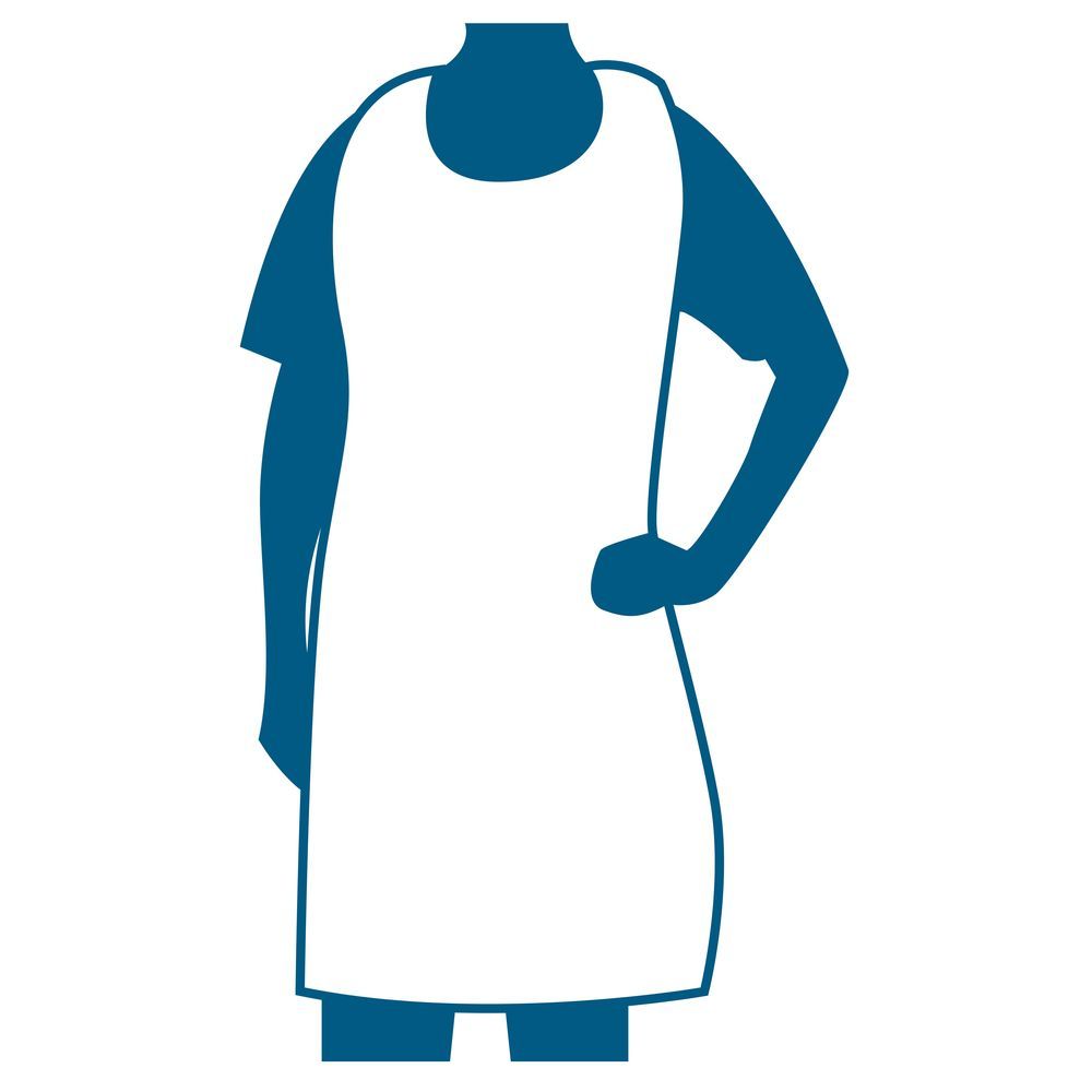 Empress Polyethylene Apron, 24 X 42 Inch -- 1000 Per Case