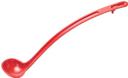 Winco Curv Red Polycarbonate 13 inch One Piece Dual Spout Ladle, 1 Ounce Capacity -- 144 per case