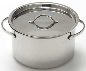 American Metalcraft Stainless Steel Mini Pot with Lid, 24 Ounce