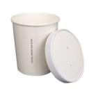 Prime Source White Cylindrical Hot Cold Paper Food Container, 32 Ounce Capacity -- 500 per case