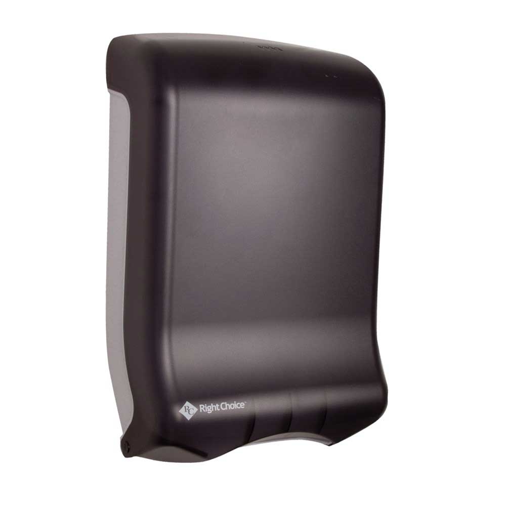 Right Choice Ultrafold Black Folded Towel Dispenser, 18 x 11.75 x 6.25 inch