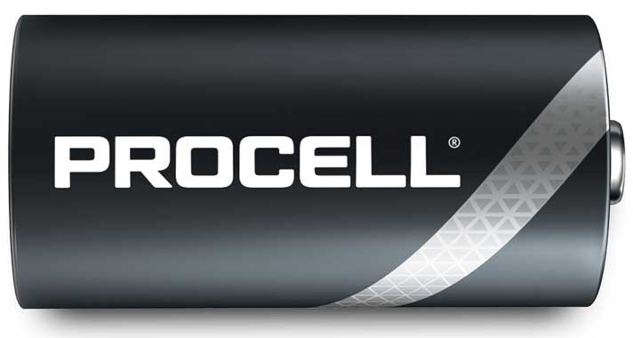 Duracell Procell Black C Cell Battery -- 72 per case