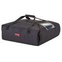 Cambro Black Insulated Premium Pizza Delivery GoBag, 14 1/2 x 15 1/4 x 7 1/2 inch