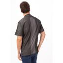 Chef Works Black Large Modern Fit Tribeca Executive Chef Coat for Men