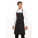 Chef Works Black Butcher Apron, 34 inch Long x 24 inch Wide