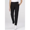 Chef Works Black Chino Poly Stretch Pant for Women, 12 inch