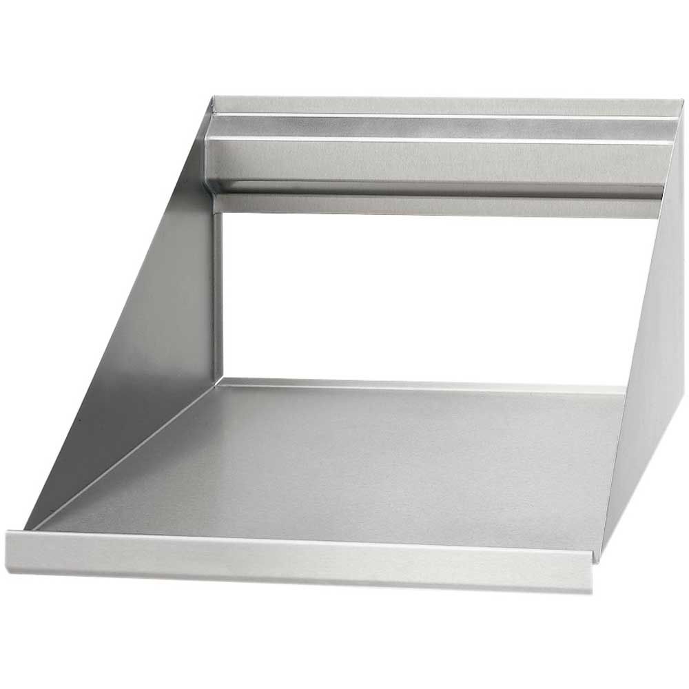 John Boos 16 Gauge Stainless Steel Microwave Wall Shelf, 24 X 21 1/8 X 15 Inch