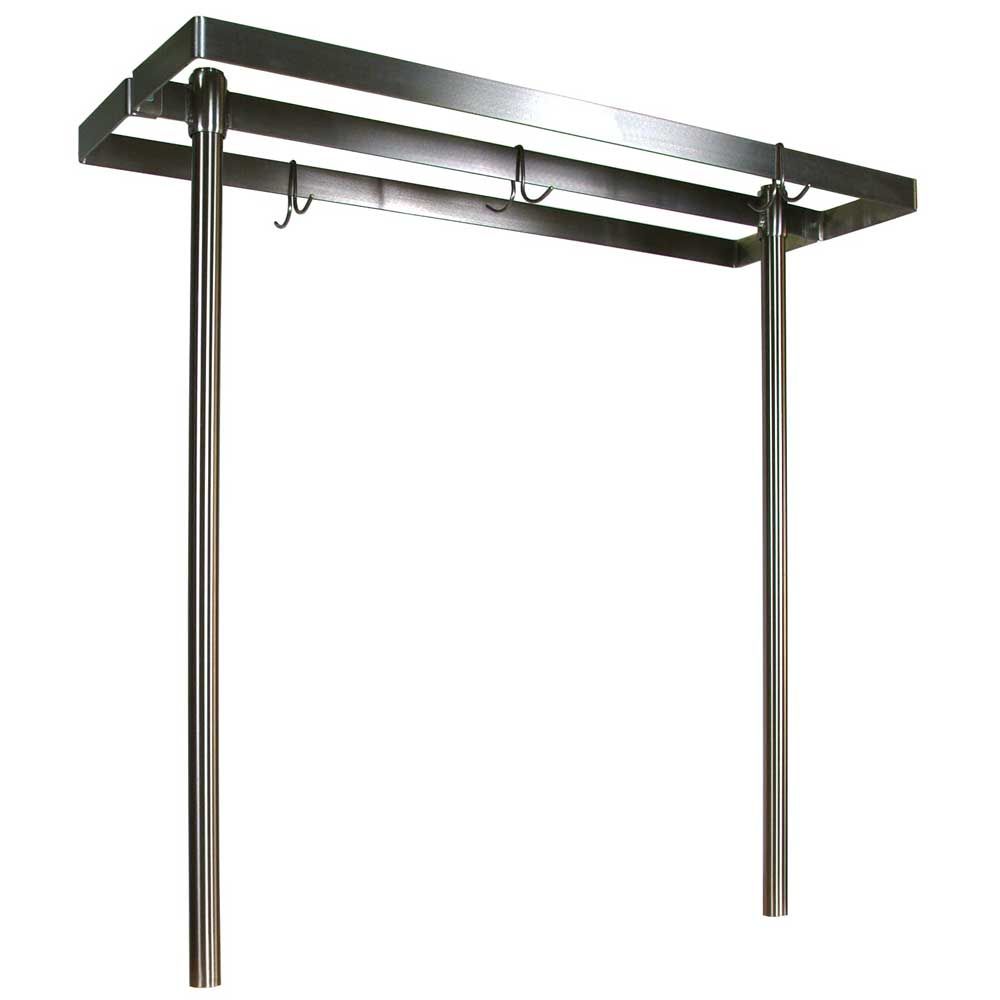 John Boos Cucina Stainless Steel Pot Rack Grande Only, 48 Inch
