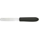 Winco Black Polypropylene Handle Bakery Spatula, 4 x 3/4 inch Blade -- 12 per case.