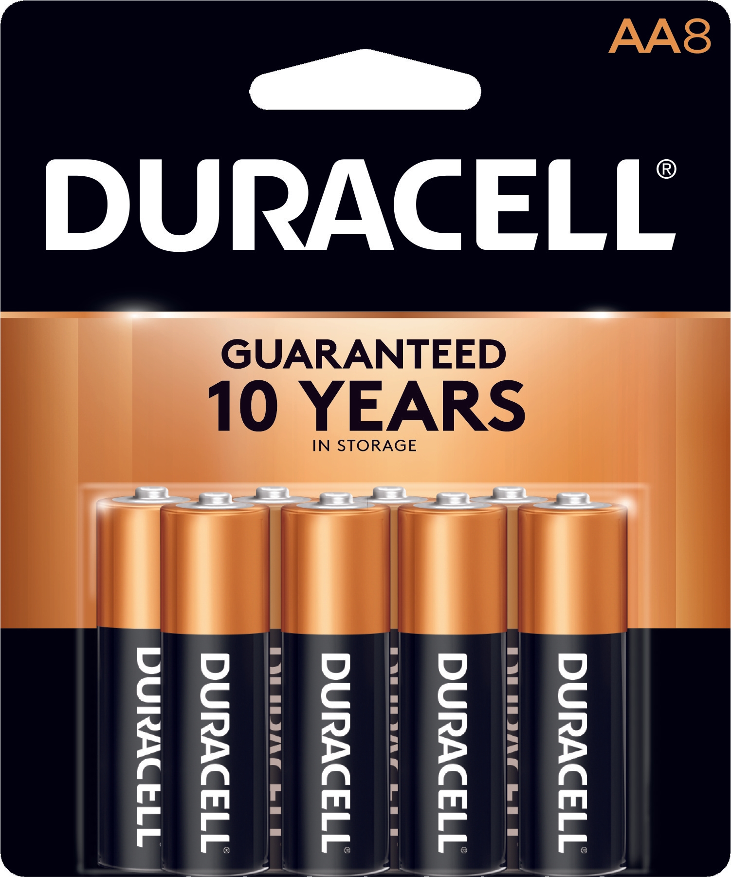Duracell Coppertop All Aluminum Alkaline Battery, 8 count per pack -- 48 per case.