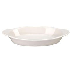 Vista Collection Undecorated American White Welsh Oval Rarebit, 10 X 4 3/4 Inch -- 24 Per Case