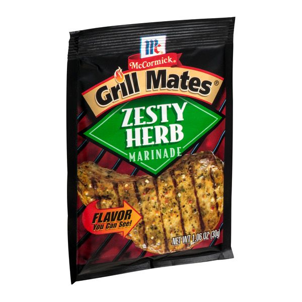 Grill Mates Zesty Herb Marinade Seasoning, 1.06 Ounce -- 12 Per Case