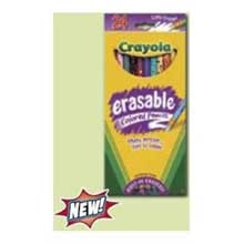 Crayola Short Erasable Colored Pencil, 24 per pack -- 24 per case.