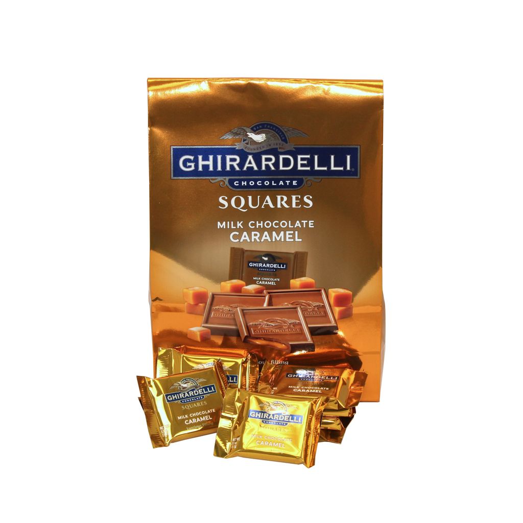 Ghirardelli Milk And Caramel Chocolate Squares, 15.96 Ounce -- 6 Per Case
