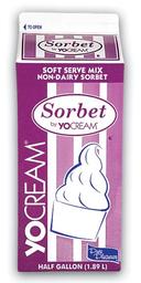 Yocream Sorbet Mix, Kiwi Strawberry Soft Serve, 64 Ounce -- 6 per case.
