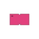Daymark DuraMark DM3 1 Line Fluorescent Pink Date Coder Label -- 8 rolls per case.