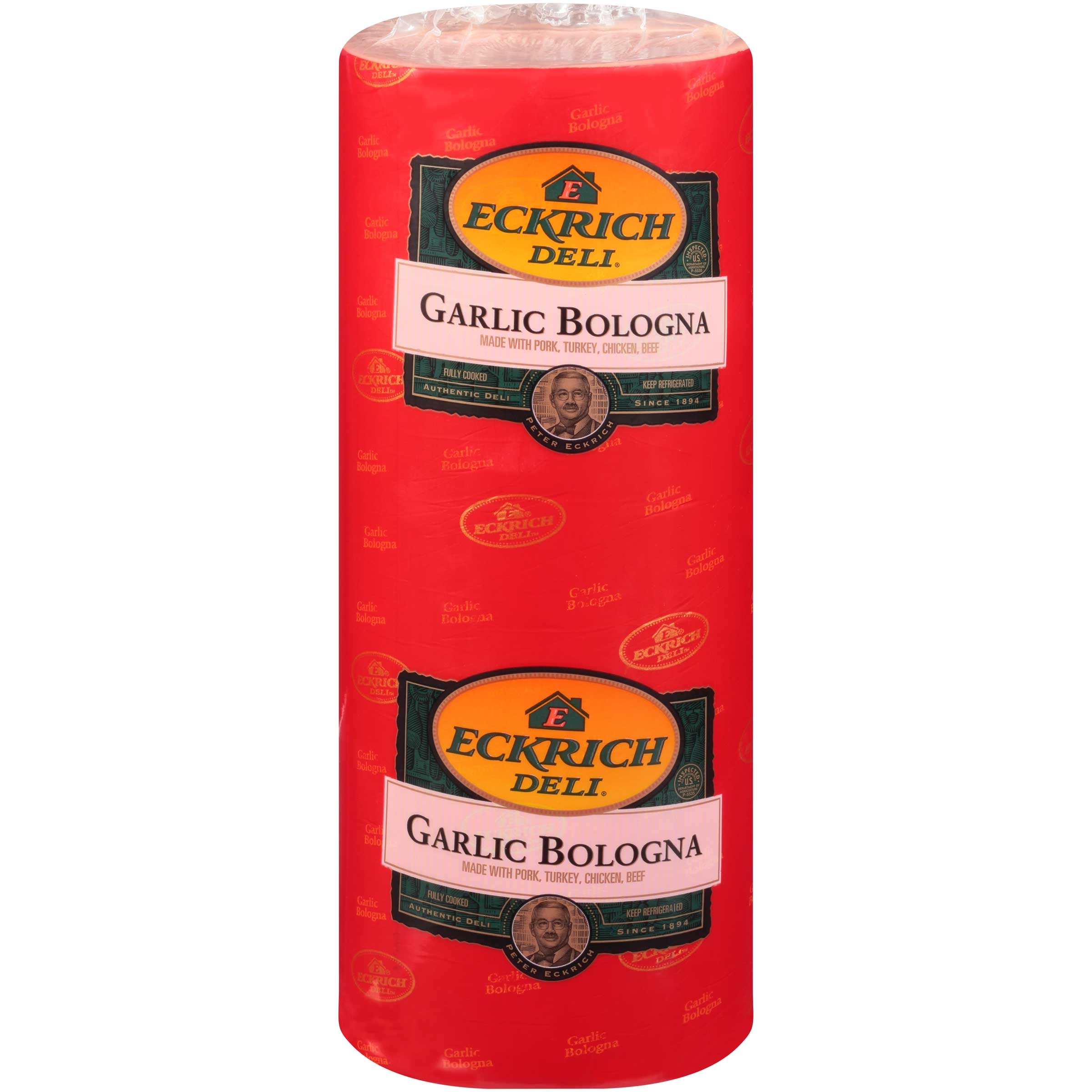 Eckrich Garlic Bologna, 8.75 Pound -- 2 per case.