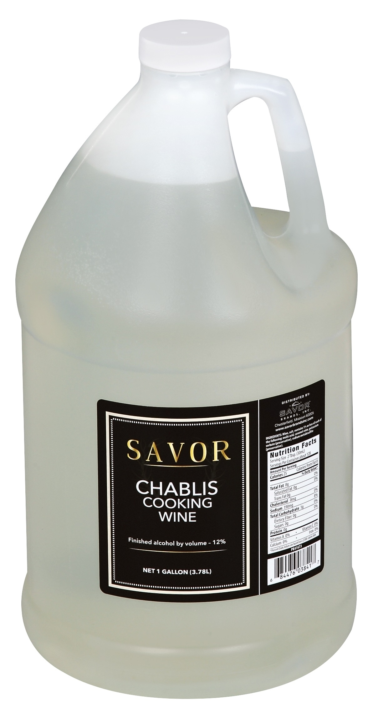 Savor Imports Chablis Cooking Wine, 1 Gallon -- 4 per case.