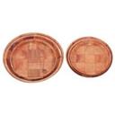 Alegacy Wood Weave Plate, 9 inch Diameter.