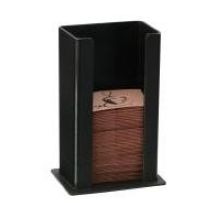 Dispense Rite Black Polystyrene Countertop Coffee Sleeve Dispenser, 10 x 6 1/2 x 4 1/2 inch -- 3 per case.