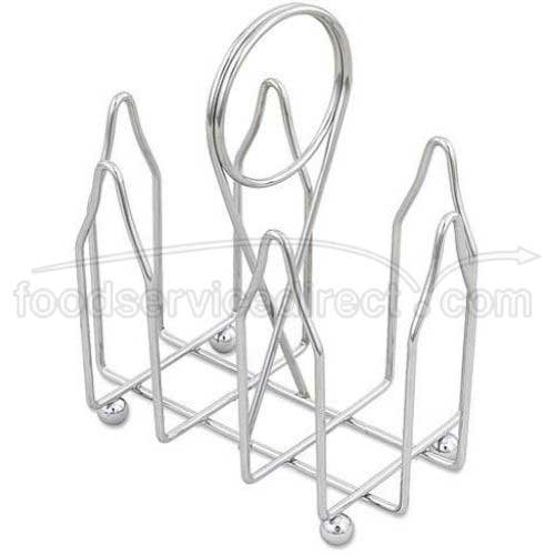 Alegacy Chrome Plated Wire Sugar Pack Holder, 5 1/4 x 5 x 3 inch.