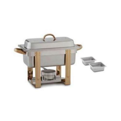 Alegacy The Original Six In One Gold Accented Chafer With Two 88162 Pan, 1/3 X 2 Inch