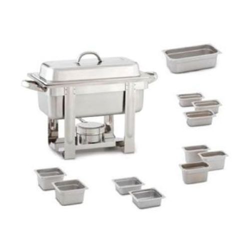 Alegacy The Original Six In One Lightweight Portable Stainless Steel Chafer, 1/3 X 2 Inch