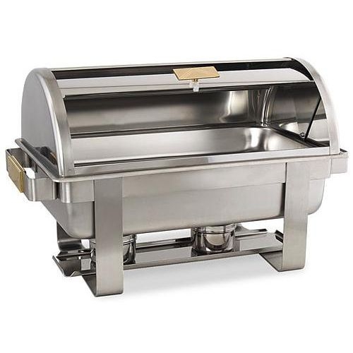 Alegacy Sonata Serenade Stainless Steel Full Size Roll Top Chafer, 22 x 14 1/4 x 15 3/8 inch.