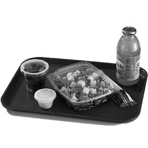 Cambro Polypropylene Primrose Yellow Fast Food Tray, 17 3/4 x 13 13/16 inch -- 12 per case.