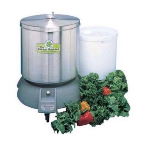 Dito Electrolux 20 Gallon Greens Machine Stainless Steel Salad And Vegetable Spin Dryer, 220 Volt Version, 26 9/16 X 26 9/16 X 32 1/64 Inch