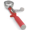 Dishers W/One-Piece Color Yellow Handles, Color Red, 1.1/3 Ounce.