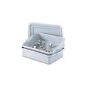 Vollrath Gray Silverware Soak System.